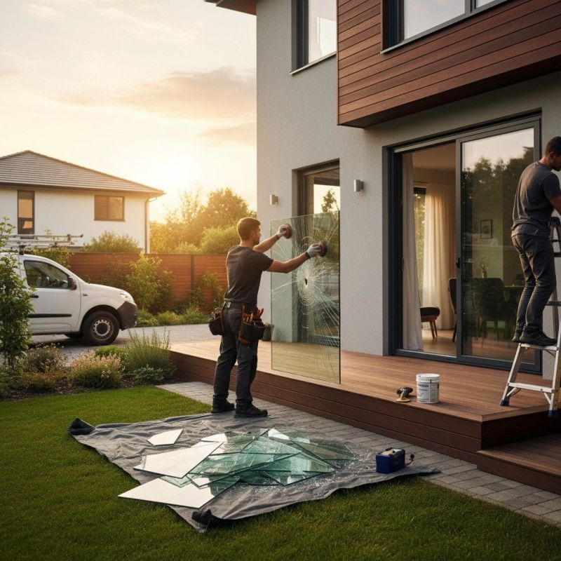 Commercial Window Glass Repair