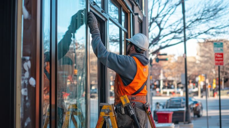 Commercial Window Glass Repair